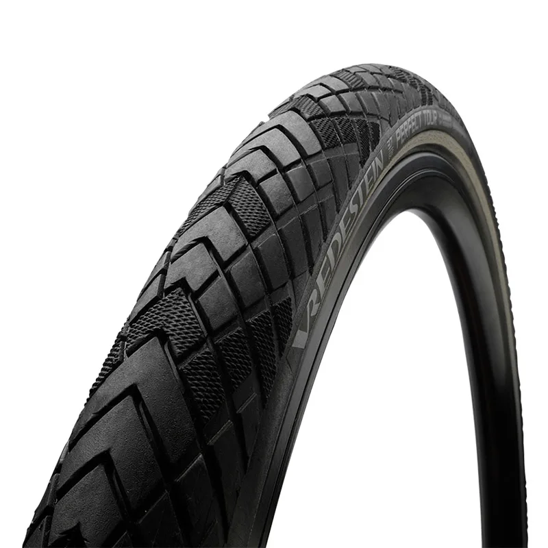 Vredestein Copertura 28x1,5/8x1,3/8 PERFECT TOUR 55TPI Rigido Nero/Reflex 3mm