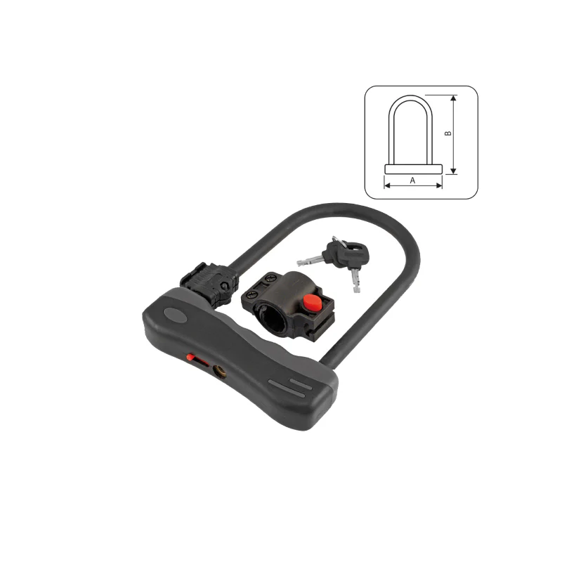 Wag Lucchetto U-Lock Ø 12 Medium Black