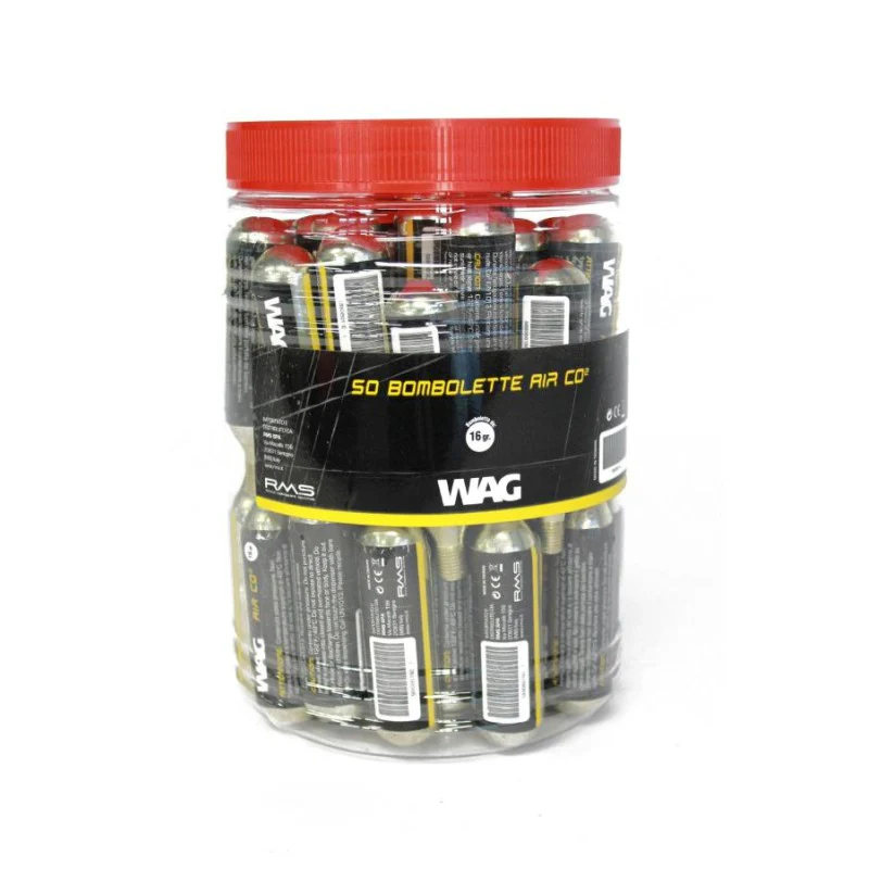 Wag Vaso Bombolette Co2 16gr C/Fil 60Pezzi
