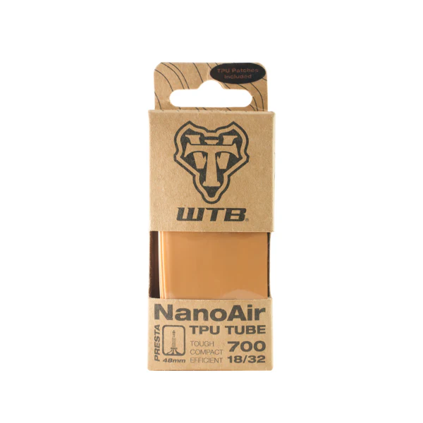 WTB Camera d'aria Nanoair TPU 700X18/32 Valvola Francia 85mm Nero/para