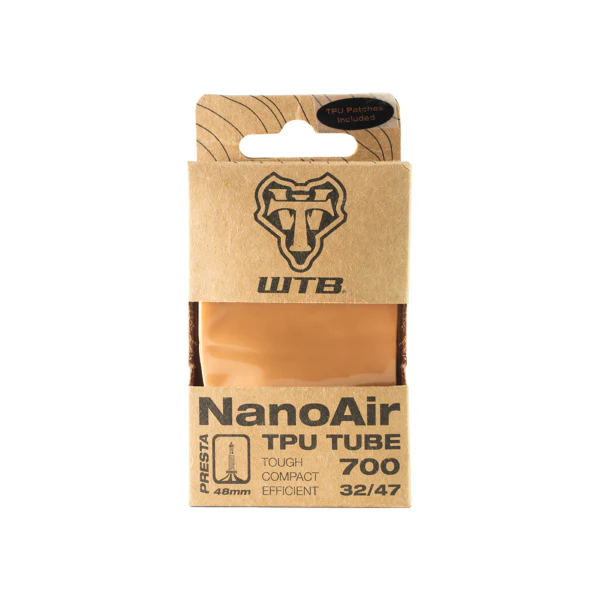 WTB Camera d'aria Nanoair TPU 700x32/47 Valvola Francia 48mm Nero/Para