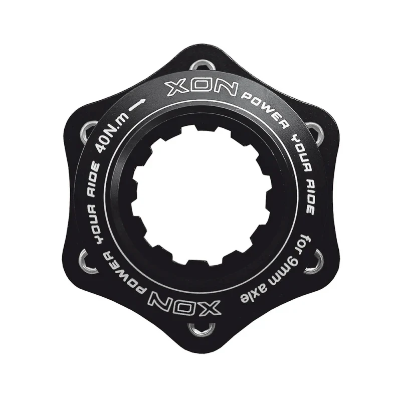 Xon Adattatore Disco per Perno: 9mm x Peso: 29,6gr Center Lock Nero