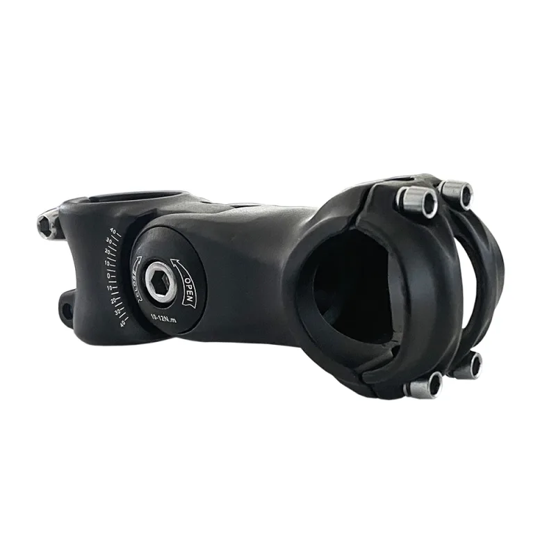 Xon Attacco Manubrio 31,8x90mm Regolabile in Alluminio 85/145° Nero