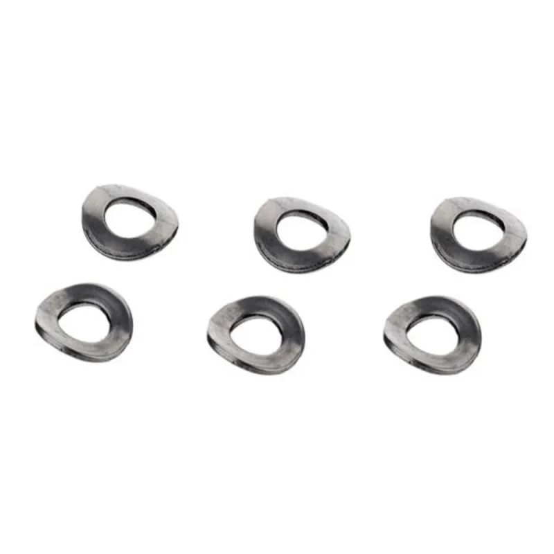 Xon Rondella Ovale per Nipple Esterno 8x6x1mm in Acciaio - 100 Pezzi